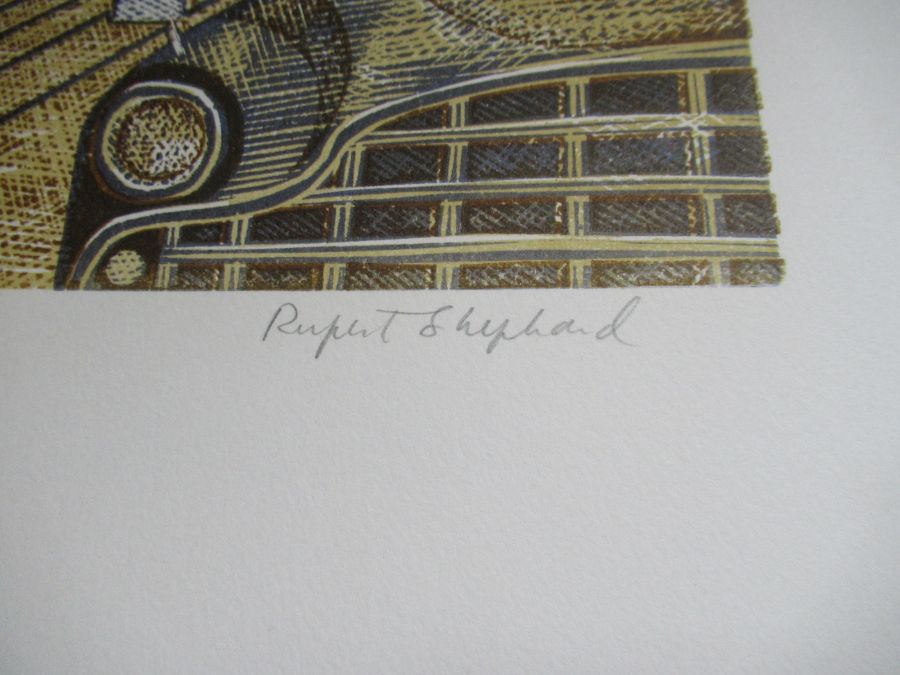 Rupert Shephard, 'London, The Passing Scene' , limited edition folio of ten colour linocuts, each - Image 12 of 39