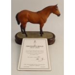 A Royal Worcester limited edition model, American Registered Quarter Horse, modelled by Doris