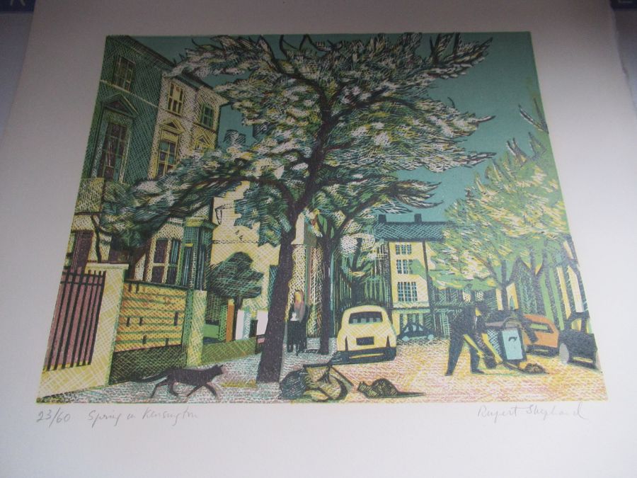 Rupert Shephard, 'London, The Passing Scene' , limited edition folio of ten colour linocuts, each - Image 29 of 39