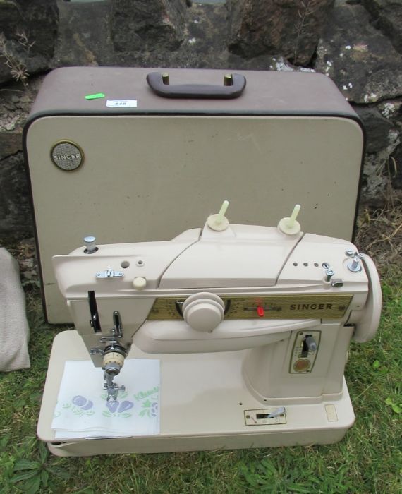 A Singer Sewing machine