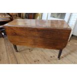A 19th century Pembroke table width 42ins, height 28ins