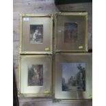 5 Victorian Baxter prints together with 3 Victorian prints