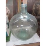 A glass carboy