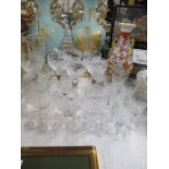 A collection of Royal Brierley glass