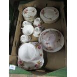 A collection of Royal Worcester tea ware