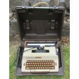 A Smith Corona electric typewriter