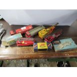 A collection of Corgi and Dinky toys to include Super Dinky foden truck, Dinky super lorry mounted