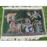 An Egyptian themed wall hanging, 27ins x 39ins