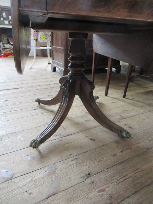 A 19th century mahogany Pembroke table, width 40ins, height 28.5ins - Image 3 of 3