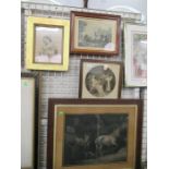 Four Antique prints