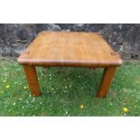 A 'Dyrelund' square coffee table, width 30ins, height 20ins