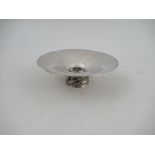 A 20th century Australian silver bowl, of circular form, the middle set with an opal surrounded by