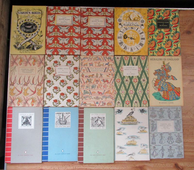 A collection of assorted King Penguin Books
