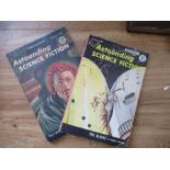 Astounding Science Fiction, UK editions, two volumes, Jan 1955 and Jan 1960