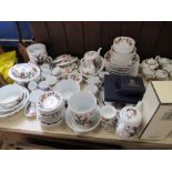 A large collection of Royal Worcester Grainger Imari pattern tea/dinnerware and other items