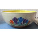 A Clarice Cliff Crocus pattern bowl