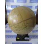 A Phillips 10ins terrestrial globe
