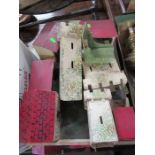 Model Farmyard buildings and castle etc