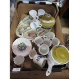 A box of Meakin china