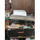 A box of assorted records including classical examples 38460