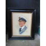 James Higgs, two portraits, George V and a young Edward VIII, both in military dress, 19ins x 15ins