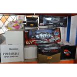 A collection of boxed car models (16)