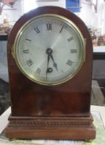 A mahogany cased mantel clock Coventry Astral height 9ins