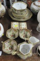 A collection of Noritake tea ware,  together with a tea pot af