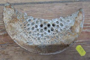 An Alan Wallwork pottery melon slice