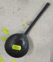 An Antique pewter seal top spoon, with mark