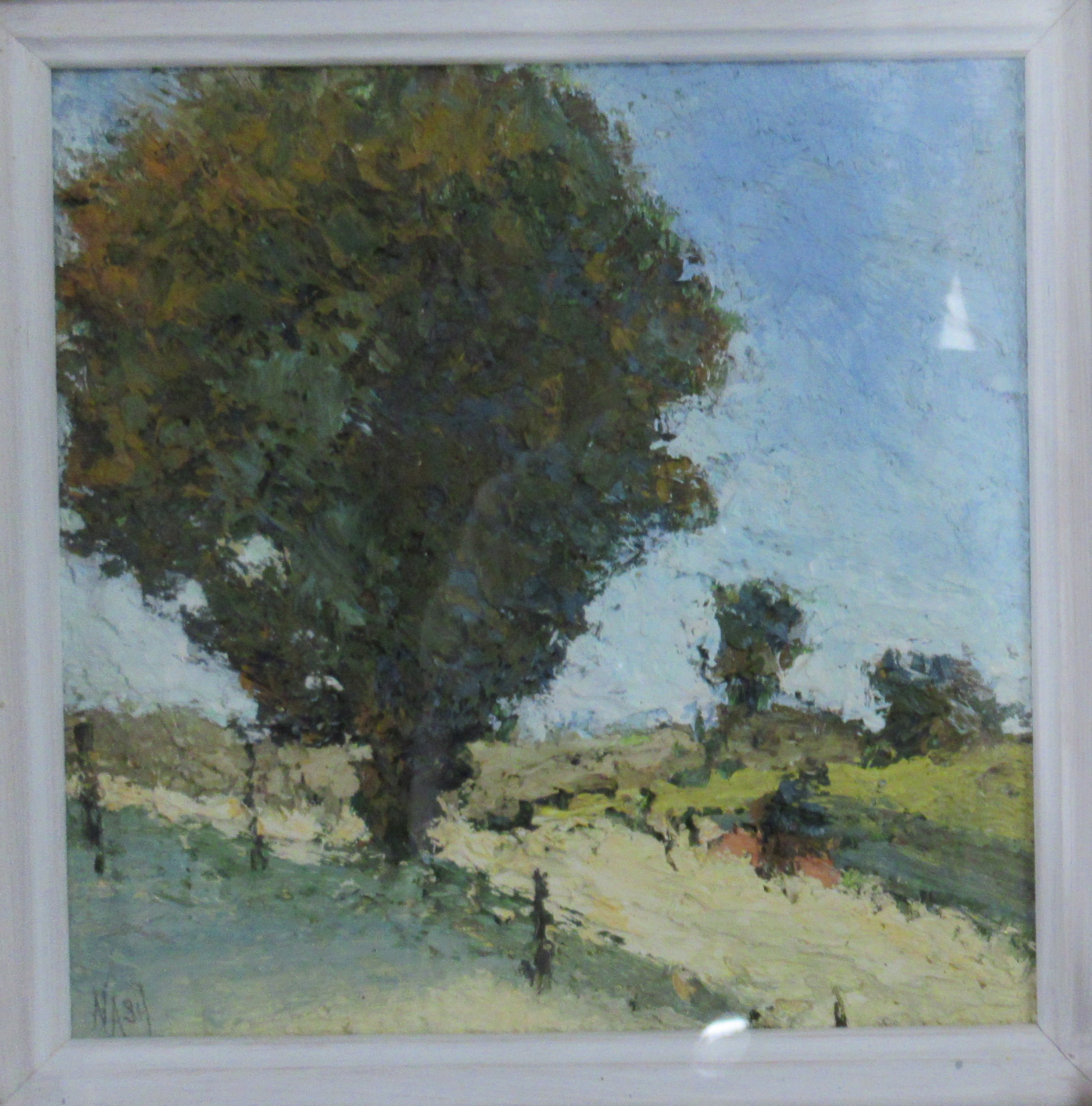 W Anthony Nash, three oils, landscapes, approx. 8ins x 7.5ins - Bild 6 aus 7