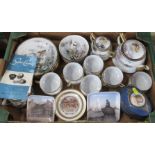 A Castle China Oriental porcelain tea set, together with other decorative china