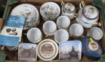 A Castle China Oriental porcelain tea set, together with other decorative china