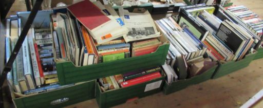 A large collection of books, predominantly Military titles