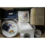 A collection of Royal Worcester items