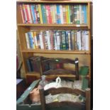 A pine set of bookshelves, 66ins x 36ins - Books not included