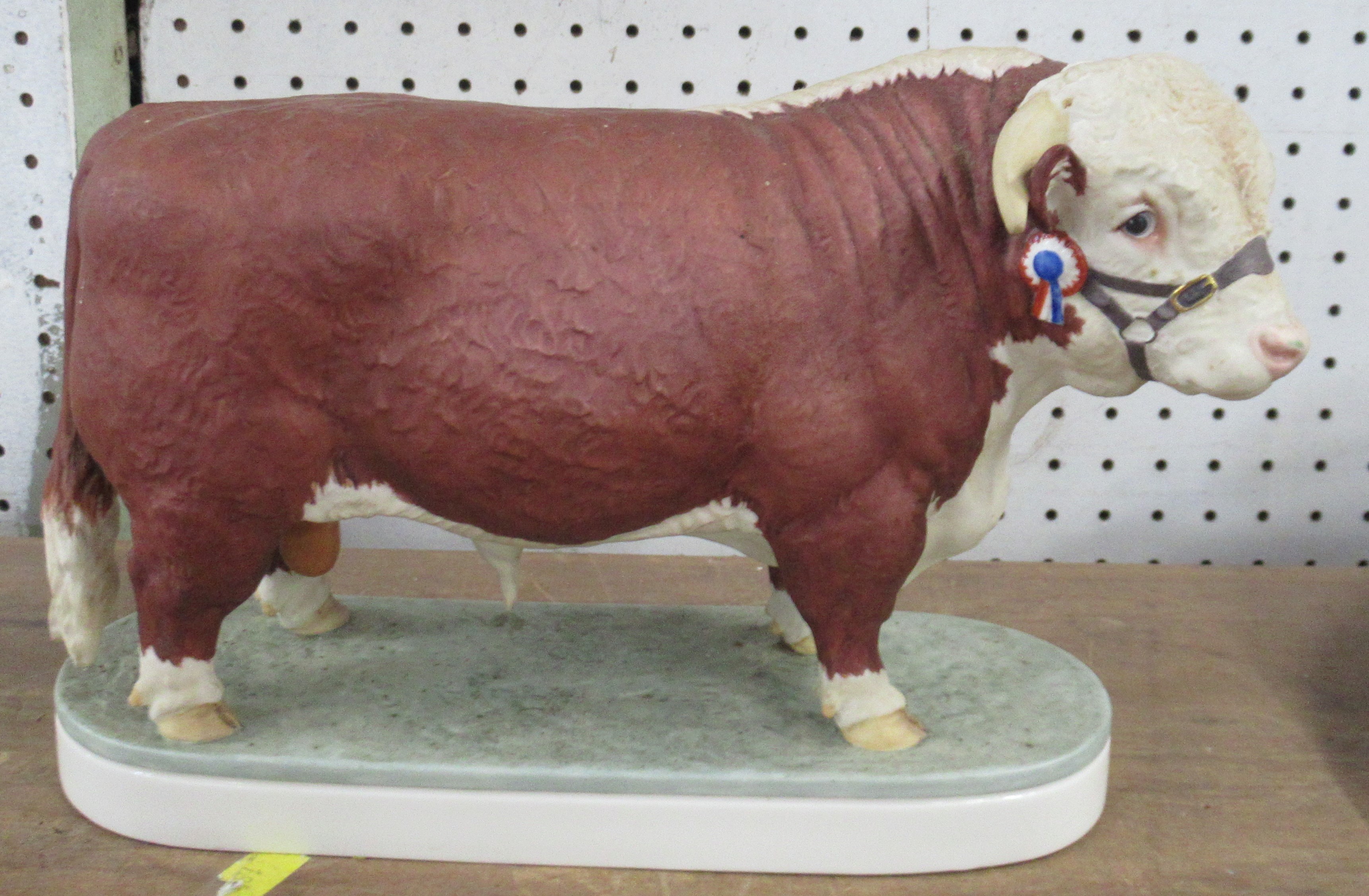 A Royal Worcester model, of a Herefordshire Bull, modelled by Doris Lindner, no plinth or