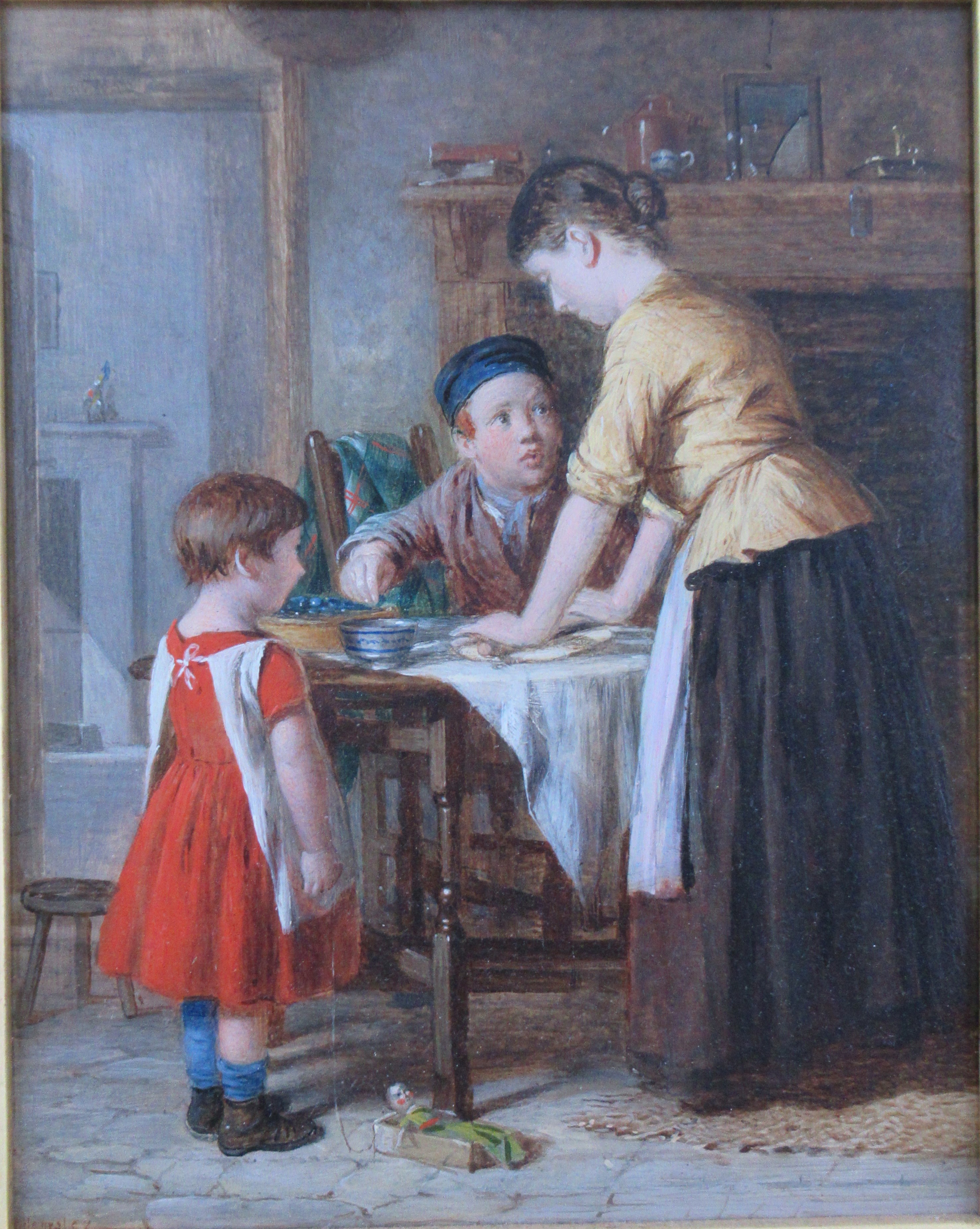 William Hemsley, two oil on boards, Bob Cherry and Finger in the Pie, interior scenes with children, - Image 9 of 14