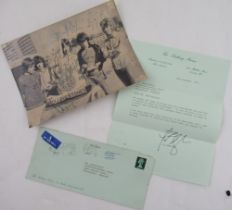 The Rolling Stones, a signed photograph, together with a letter dated 1970