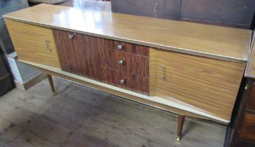 A Retro sideboard, 72ins x 17ins, height 30.5ins