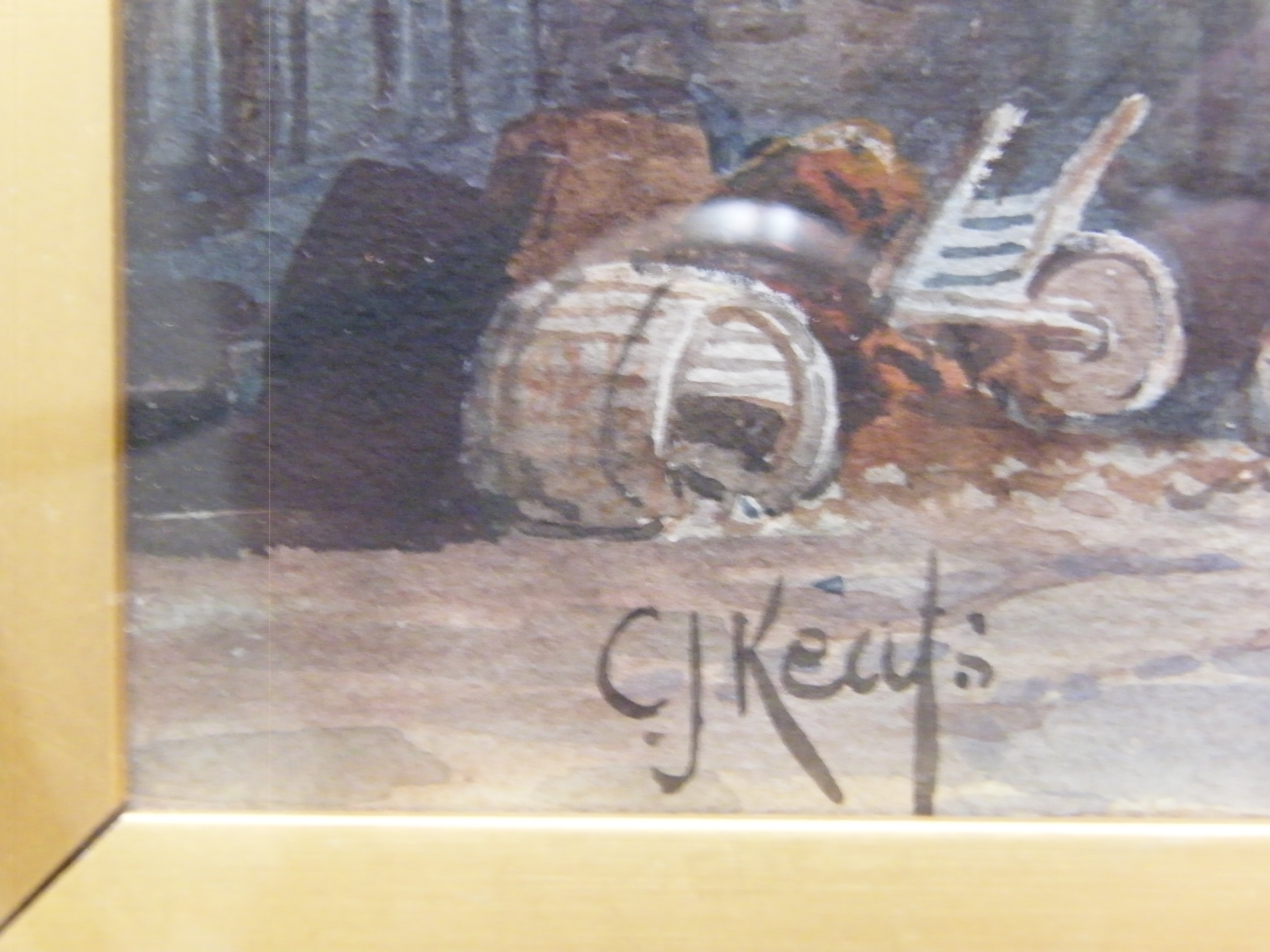 C J Keats, watercolour, Quimper - Image 4 of 5