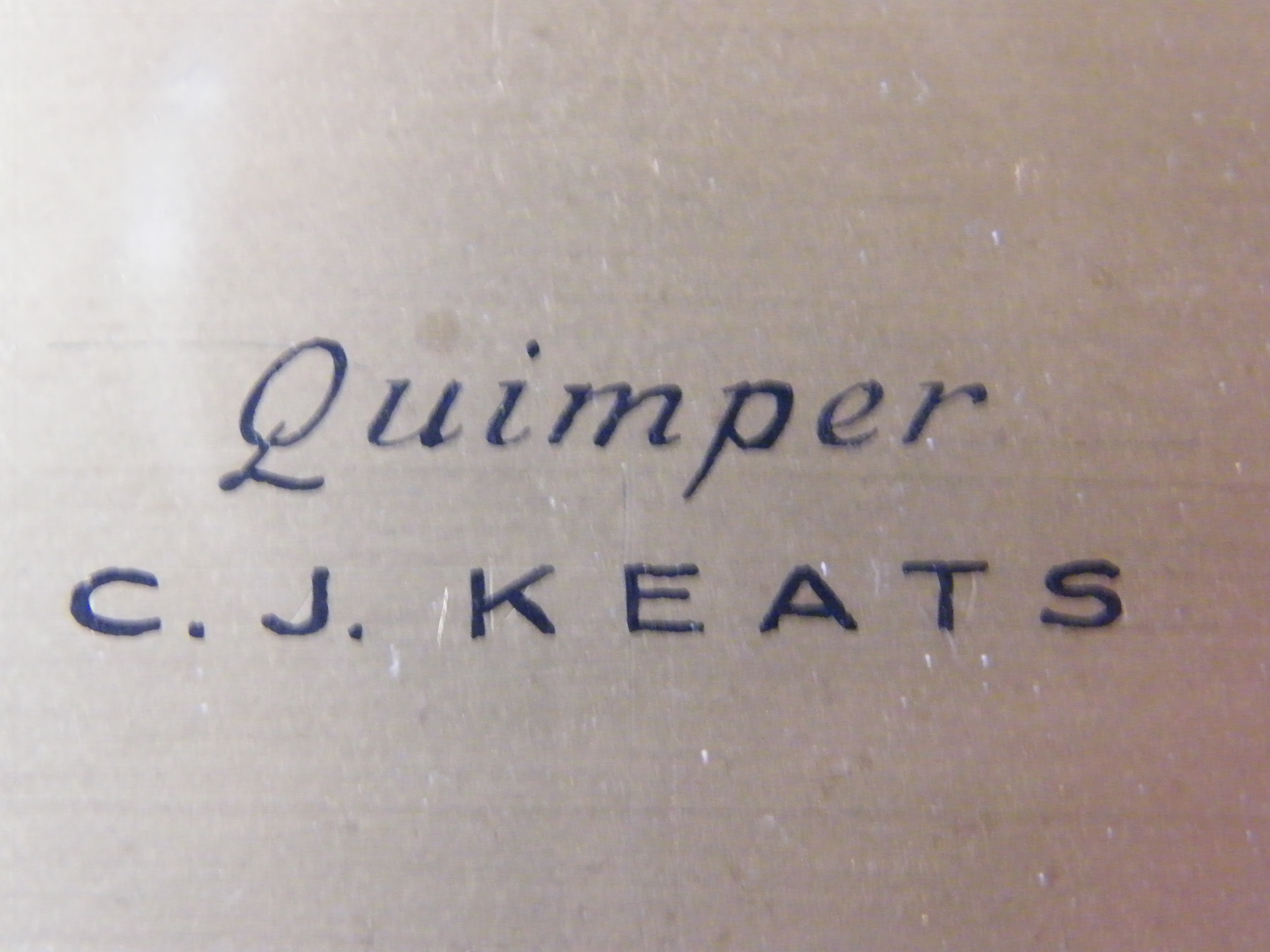 C J Keats, watercolour, Quimper - Image 3 of 5