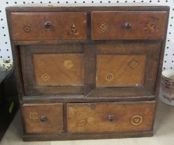 A table top cabinet, with inlaid decoration - 36867