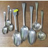 A collection of silver cutlery, weight 11oz