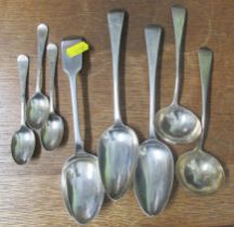 A collection of silver cutlery, weight 11oz