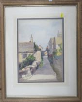 A watercolour, In the Cotswolds, 14ins x 10ins (34827)