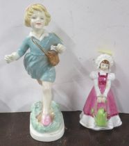 Two Royal Worcester figures