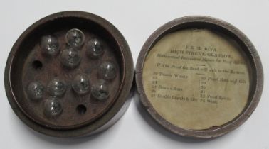 J & M Riva, Glasgow, Mathematical Instrument Makers for Proof Spirits, a 19th century circular