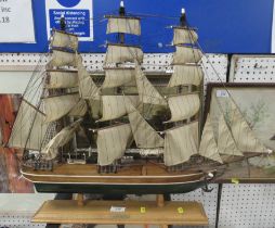 A model of a Clipper Ship 1853 Young America, 23ins x 28ins