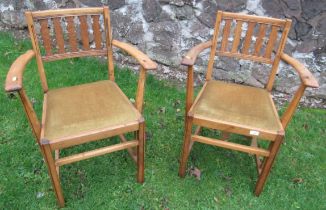 A pair of Ercol armchairs